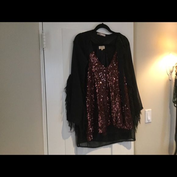 JOHN VARVATOS CONVERSE™️ SEQUIN-DRESS LARGE - Picture 7 of 8